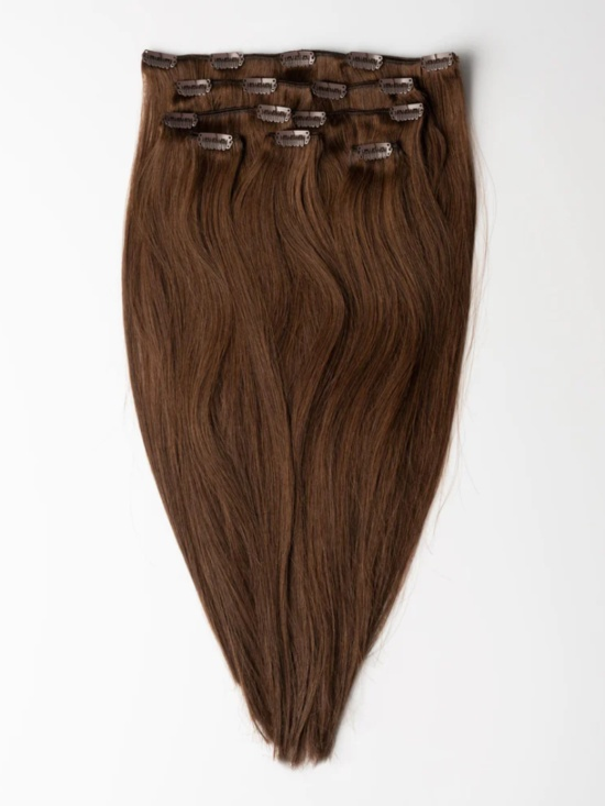 Brown medium Clip-in extensions