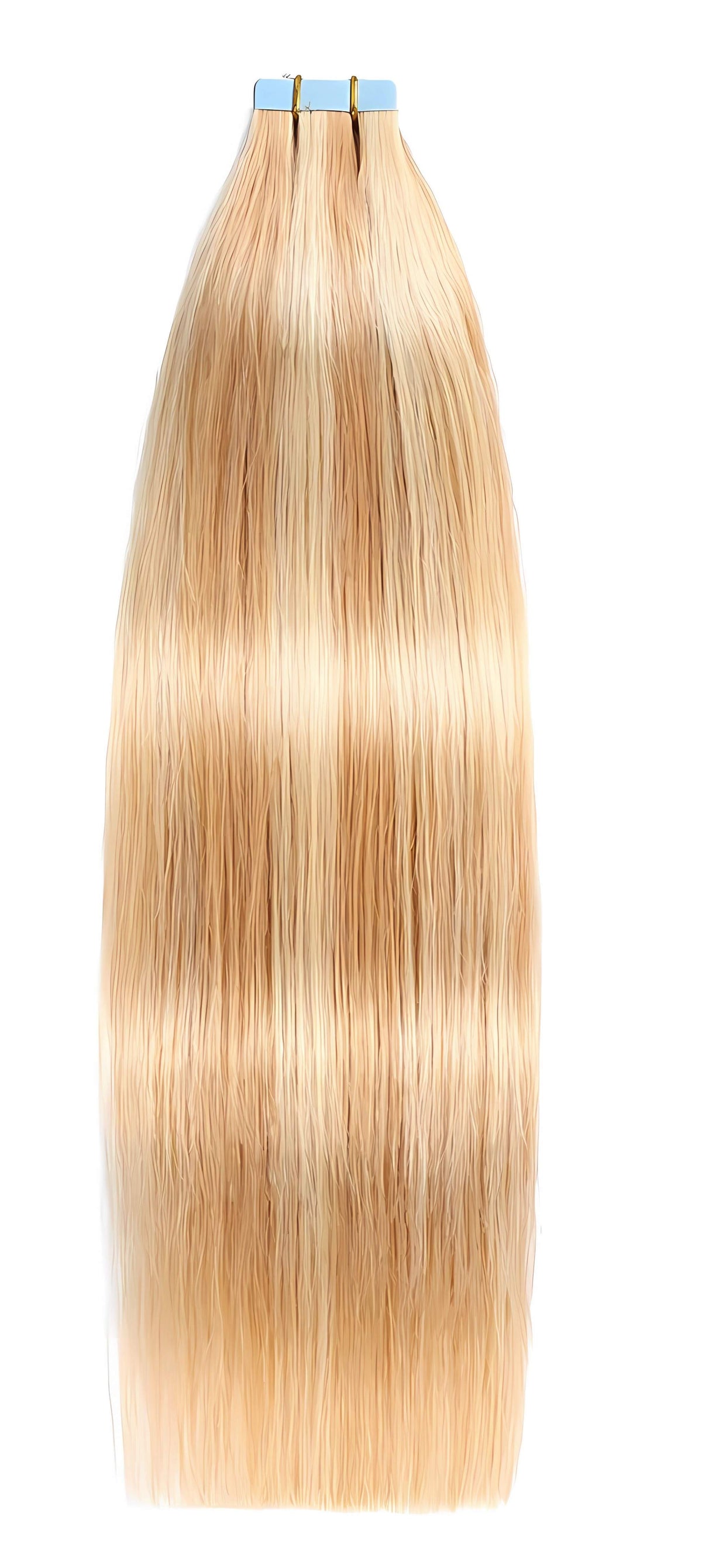 blond tape extensions