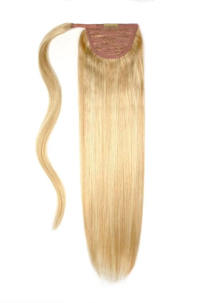 Blond ponytail extension