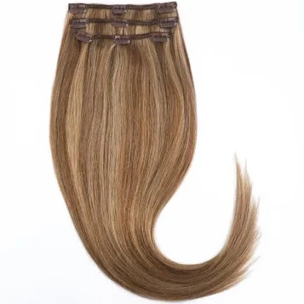 Chestnut light brown Clip-in extensions Extensions Made from 100% Real Human Hair - Natural, Luxurious Finish