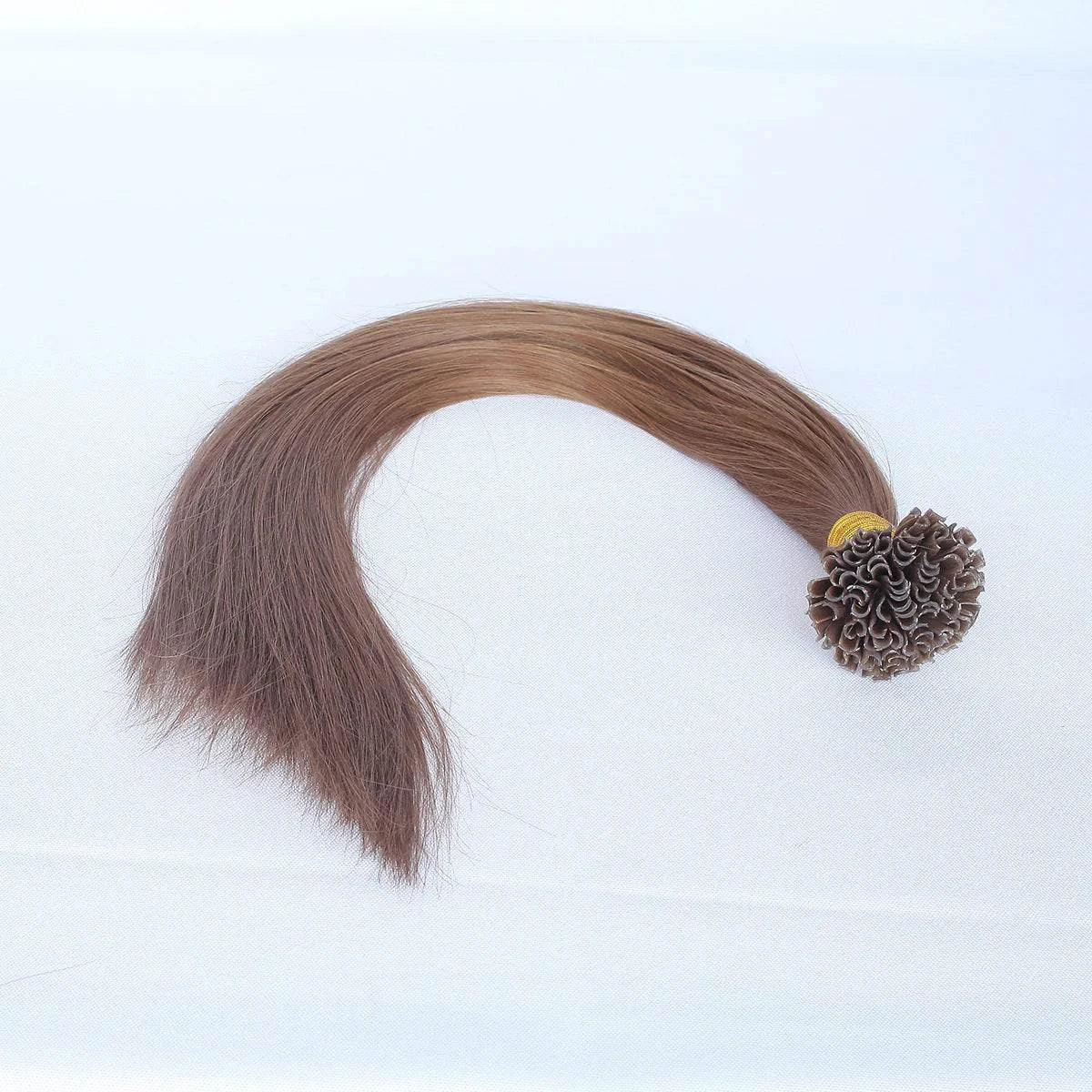 Cold Fusion U-tip Dark Chestnut brown  Extensions Made from 100% Real Human Hair - Natural, Luxurious Finish