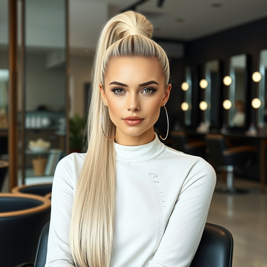 Ponytail Extensions real human hair 