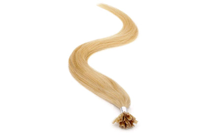 Light ash blond U-tip extensions Extensions Made from 100% Real Human Hair - Natural, Luxurious Finish